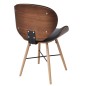 vidaXL Sillas de comedor 6 unidades madera curvada y cuero sintético vidaXL Sillas de comedor 6 unidades madera curvada y cuero sintético