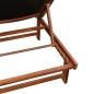 vidaXL Tumbona con mesita 2 unidades madera maciza acacia y textilene vidaXL Tumbona con mesita 2 unidades madera maciza acacia y textilene