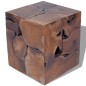 vidaXL Taburetes/mesa de centro madera de teca maciza vidaXL Taburetes/mesa de centro madera de teca maciza
