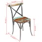 vidaXL Sillas de comedor 6 unidades madera maciza reciclada vidaXL Sillas de comedor 6 unidades madera maciza reciclada