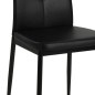 vidaXL Sillas de comedor 6 unidades cuero sintético negro vidaXL Sillas de comedor 6 unidades cuero sintético negro