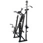 vidaXL Banco musculación con soporte pesas, pesas y mancuernas 30,5 kg vidaXL Banco musculación con soporte pesas, pesas y mancuernas 30,5 kg