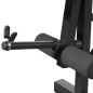 vidaXL Banco musculación con soporte pesas, pesas y mancuernas 30,5 kg vidaXL Banco musculación con soporte pesas, pesas y mancuernas 30,5 kg