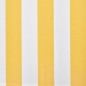 vidaXL Toldo plegable de operación manual 300 cm amarillo y blanco vidaXL Toldo plegable de operación manual 300 cm amarillo y blanco