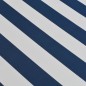 vidaXL Toldo plegable de operación manual 500 cm azul y blanco vidaXL Toldo plegable de operación manual 500 cm azul y blanco