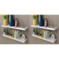 vidaXL Estantes de pared 4 unidades blanco 80 cm vidaXL Estantes de pared 4 unidades blanco 80 cm