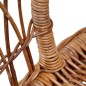vidaXL Sillas de jardín 2 unidades ratán natural marrón vidaXL Sillas de jardín 2 unidades ratán natural marrón