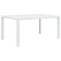 vidaXL Set de muebles de jardín 7 pzas plástico blanco aspecto ratán vidaXL Set de muebles de jardín 7 pzas plástico blanco aspecto ratán