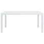 vidaXL Set de muebles de jardín 7 pzas plástico blanco aspecto ratán vidaXL Set de muebles de jardín 7 pzas plástico blanco aspecto ratán