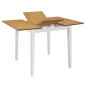 vidaXL Juego de muebles de comedor 3 piezas MDF blanco vidaXL Juego de muebles de comedor 3 piezas MDF blanco