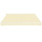 vidaXL Toldo plegable de operación manual 600 cm color crema vidaXL Toldo plegable de operación manual 600 cm color crema