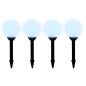 vidaXL Lámparas de jardín para camino 8 uds con pica de tierra 15 cm vidaXL Lámparas de jardín para camino 8 uds con pica de tierra 15 cm