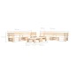vidaXL Juego de muebles de palets de jardín 6 piezas madera natural