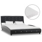 vidaXL Cama con colchón cuero sintético negro 120x200 cm vidaXL Cama con colchón cuero sintético negro 120x200 cm