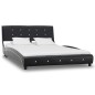 vidaXL Cama con colchón cuero sintético negro 120x200 cm vidaXL Cama con colchón cuero sintético negro 120x200 cm