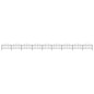 vidaXL Valla de jardín con puntas de lanza acero negro (0,75-1)x15,3 m vidaXL Valla de jardín con puntas de lanza acero negro (0,75-1)x15,3 m