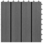 vidaXL Baldosas de porche de WPC 30x30 cm 2 m² gris 22 unidades vidaXL Baldosas de porche de WPC 30x30 cm 2 m² gris 22 unidades
