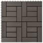 vidaXL Baldosas de porche WPC 30x30 cm 2 m² marrón oscuro 22 unidades vidaXL Baldosas de porche WPC 30x30 cm 2 m² marrón oscuro 22 unidades