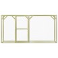 vidaXL Gallinero de madera de pino impregnada 1,5x3x1,5 m vidaXL Gallinero de madera de pino impregnada 1,5x3x1,5 m