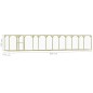 vidaXL Gallinero de madera de pino impregnada 1,5x9x1,5 m vidaXL Gallinero de madera de pino impregnada 1,5x9x1,5 m
