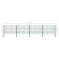 vidaXL Panel de valla con postes de hierro verde 6,8x1,2 m vidaXL Panel de valla con postes de hierro verde 6,8x1,2 m