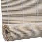vidaXL Estor enrollable de bambú natural 2 unidades 120x160 cm vidaXL Estor enrollable de bambú natural 2 unidades 120x160 cm