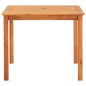 vidaXL Set comedor de jardín 3 pzas y cojines madera maciza de acacia vidaXL Set comedor de jardín 3 pzas y cojines madera maciza de acacia