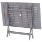 vidaXL Juego de comedor de jardín 7 pzas madera maciza de acacia gris vidaXL Juego de comedor de jardín 7 pzas madera maciza de acacia gris