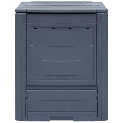 vidaXL Compostadores de jardín 3 unidades gris 780 L 60x60x73 cm