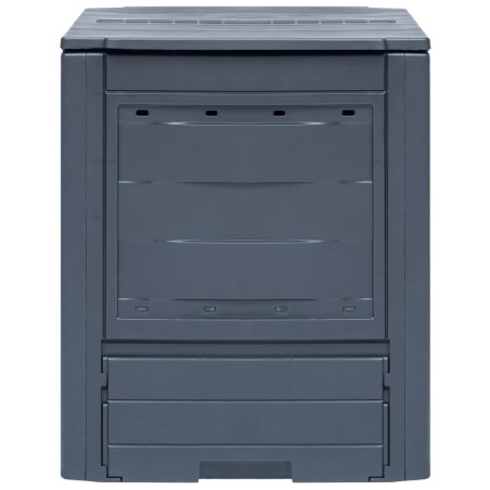 vidaXL Compostadores de jardín 3 unidades gris 780 L 60x60x73 cm