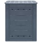 vidaXL Compostadores de jardín 3 unidades gris 780 L 60x60x73 cm vidaXL Compostadores de jardín 3 unidades gris 780 L 60x60x73 cm