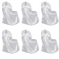 vidaXL Funda de silla para banquete de boda 12 unidades blanco vidaXL Funda de silla para banquete de boda 12 unidades blanco