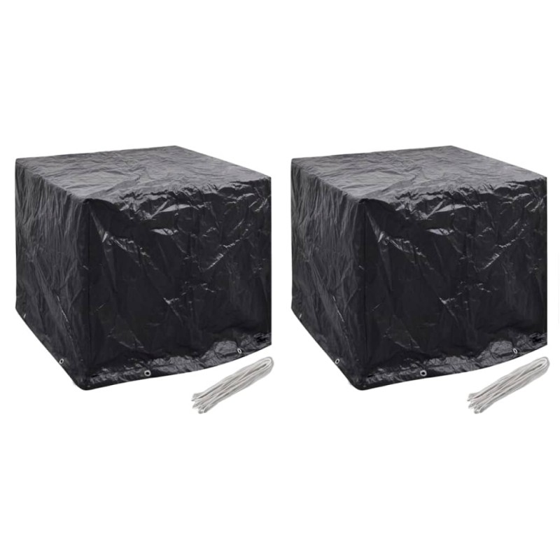 vidaXL Funda de depósito de agua de jardín 2 uds 8 ojales 116x100x8 cm vidaXL Funda de depósito de agua de jardín 2 uds 8 ojales 116x100x8 cm