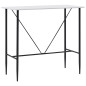 vidaXL Juego de mesa alta y taburetes 5 piezas plástico gris vidaXL Juego de mesa alta y taburetes 5 piezas plástico gris