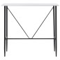 vidaXL Juego de mesa alta y taburetes 5 piezas plástico gris vidaXL Juego de mesa alta y taburetes 5 piezas plástico gris