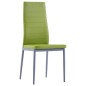 vidaXL Conjunto de mesa y sillas de comedor 5 piezas verde vidaXL Conjunto de mesa y sillas de comedor 5 piezas verde