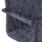 vidaXL Sillas voladizas de comedor 2 unidades cuero sintético negro vidaXL Sillas voladizas de comedor 2 unidades cuero sintético negro