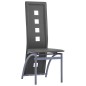 vidaXL Sillas de comedor 2 unidades cuero sintético gris vidaXL Sillas de comedor 2 unidades cuero sintético gris