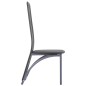 vidaXL Sillas de comedor 2 unidades cuero sintético gris vidaXL Sillas de comedor 2 unidades cuero sintético gris