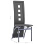 vidaXL Sillas de comedor 2 unidades cuero sintético gris vidaXL Sillas de comedor 2 unidades cuero sintético gris