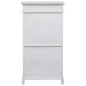 vidaXL Mueble zapatero de madera de Paulownia blanco 50x28x98 cm vidaXL Mueble zapatero de madera de Paulownia blanco 50x28x98 cm