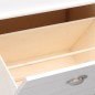vidaXL Mueble zapatero de madera de Paulownia blanco 50x28x98 cm vidaXL Mueble zapatero de madera de Paulownia blanco 50x28x98 cm