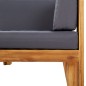 vidaXL Muebles de jardín 2 piezas con cojines madera maciza de acacia vidaXL Muebles de jardín 2 piezas con cojines madera maciza de acacia