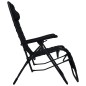 vidaXL Sillas plegables 2 unidades textilene negro vidaXL Sillas plegables 2 unidades textilene negro