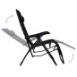 vidaXL Sillas plegables 2 unidades textilene negro vidaXL Sillas plegables 2 unidades textilene negro