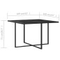 vidaXL Set de comedor de jardín 5 pzas y cojines ratán sintético gris