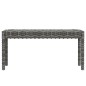 vidaXL Set de muebles de jardín 6 pzas y cojines ratán sintético gris vidaXL Set de muebles de jardín 6 pzas y cojines ratán sintético gris