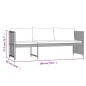 vidaXL Set de muebles de jardín 6 pzas y cojines ratán sintético gris vidaXL Set de muebles de jardín 6 pzas y cojines ratán sintético gris