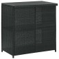 vidaXL Set mesa y sillas de bar jardín 3 piezas ratán sintético negro vidaXL Set mesa y sillas de bar jardín 3 piezas ratán sintético negro