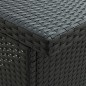 vidaXL Set mesa y sillas de bar jardín 3 piezas ratán sintético negro vidaXL Set mesa y sillas de bar jardín 3 piezas ratán sintético negro